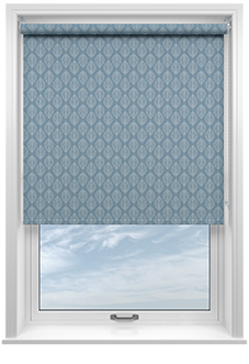 Beech Leaf (Blackout), Blue Wash - Roller Blind